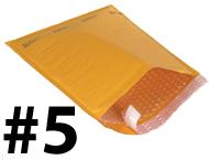 Kraft Bubble Mailers 10.5 x 16"