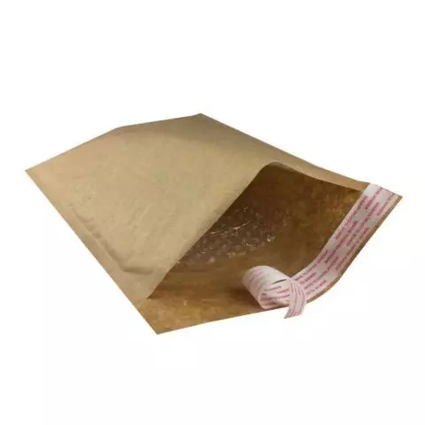 Dark Brown Kraft Bubble Mailer #00 5