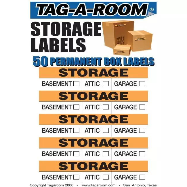 Storage Labels For Portable Storage Containers