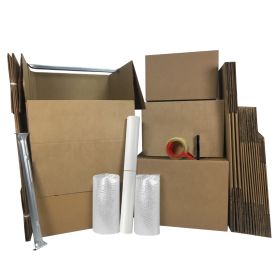 Wadrobe moving boxes that includes 20 moving boxes and packing supplies  | StarBoxes