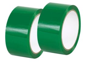 2" x 55yds green acrylic tapes | StarBoxes