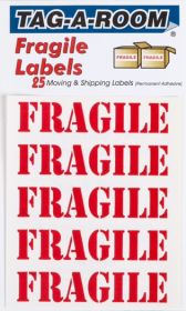 Fragile Moving Labels
