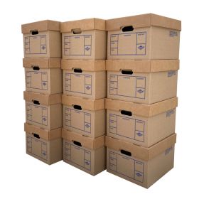 StartBoxes File Storage Boxes 12 Pack 200# Strength