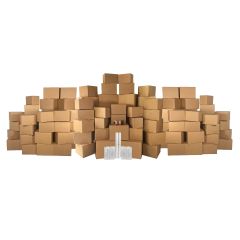 Corrugated boxes combo kit that includes shipping supplies   | StarBoxes