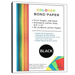 Black-colored printing paper gives an elegant touch to your projects UOFFICE
