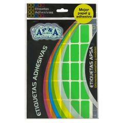Green Rectangular Adhesive Labels, 19mm x 40mm | StarBoxes