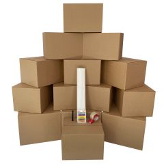 Bigger moving box kits that includes 14 moving boxes and supplies  | StarBoxes