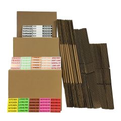 42 boxes and supplies for you to move your office or store goods.