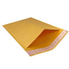Kraft lined bubble mailers with self seal for shipping |StarBoxes