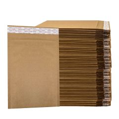 Pack of 100 Natural Honeycomb Padded Envelopes |UOFFICE
