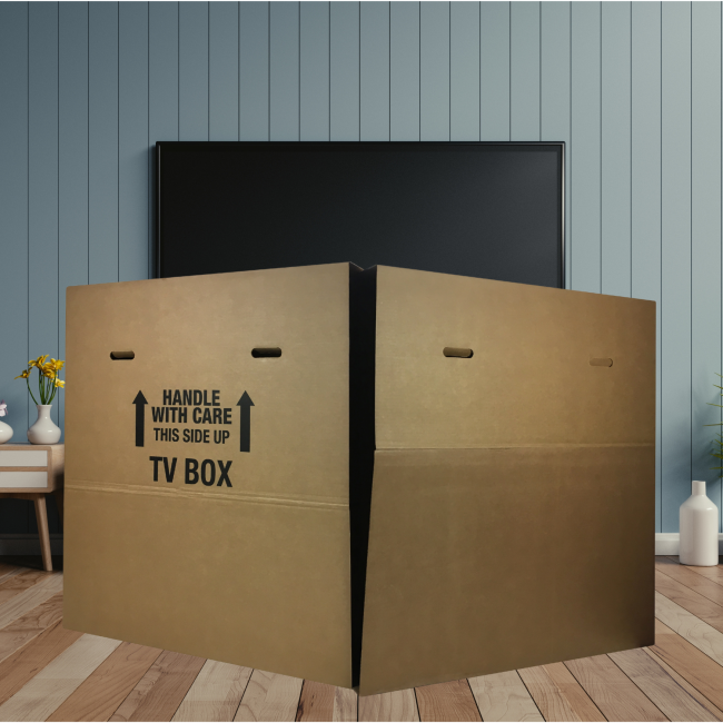 Keep your flat-screen TV safe during moves with these reinforced moving boxes