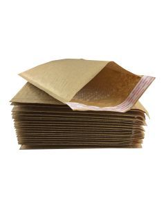 Dark Brown Kraft Bubble Mailer #1 7.25" x 11" - Pack of 100