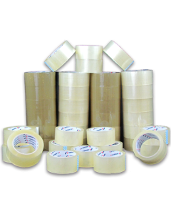 2" x 55 Yds Clear Carton Sealing Tape 1.9 Mil Case of 18