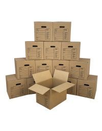 UOFFICE Small Premium Boxes easy to pack and stack with handles