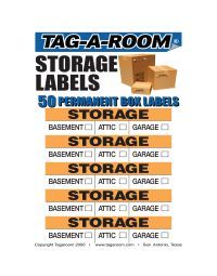 UBMOVE Labels on Moving Box