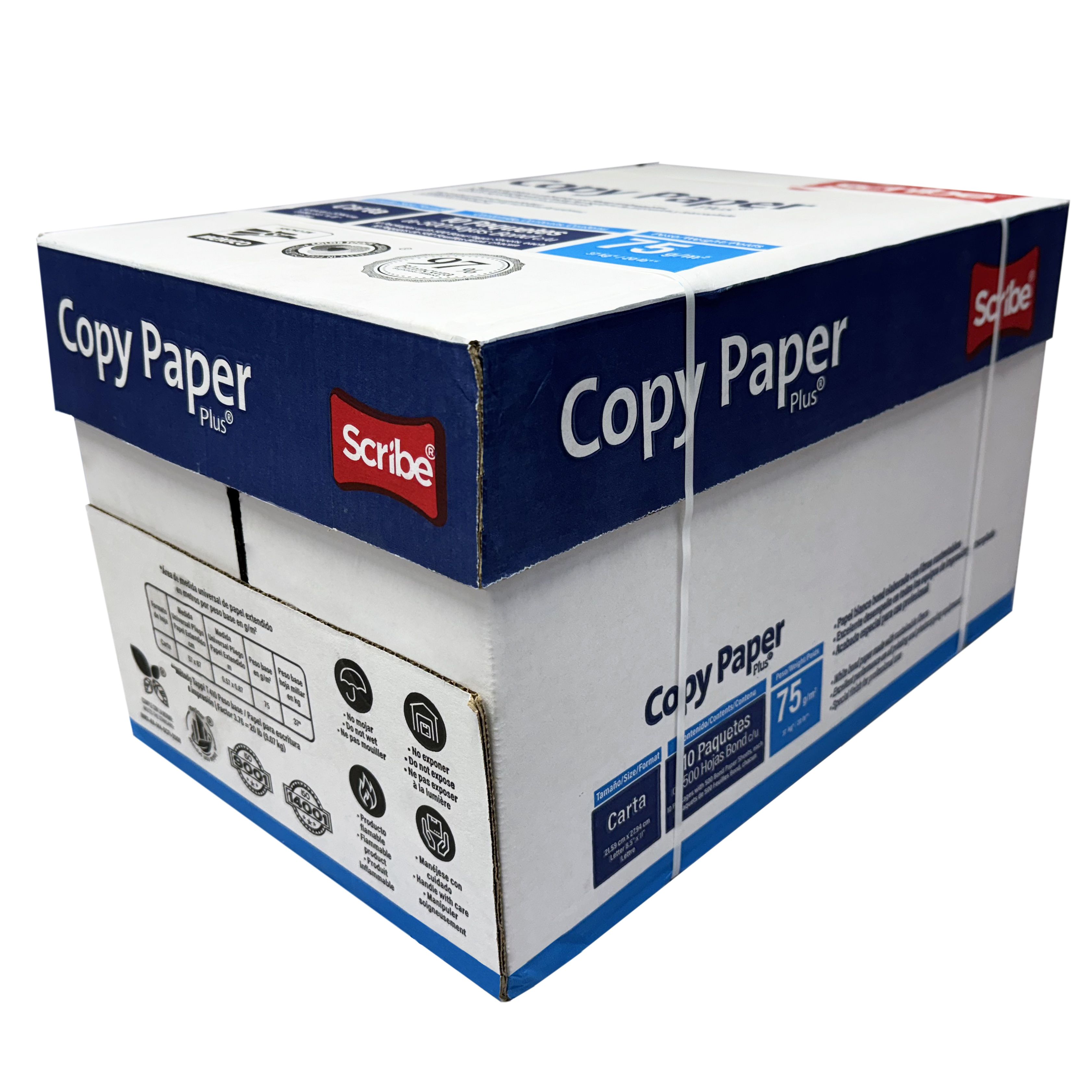 UBMOVE Multipurpose Copy Printer Paper, 8.5” x 11”, 20 lbs, White, 10 REAMS/1 Case
