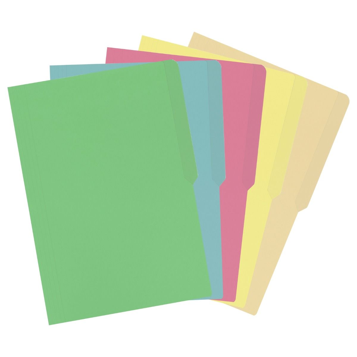 1/2 Cut Tab Legal Size Blue 100 Pack File Folder 