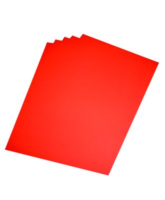 Red One-sided Fluorescent Poster Board
Size:25.5