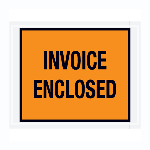 Invoice Enclosed Envelopes Full Face 4.5" x 5.5" 1000 Pieces Per Case 