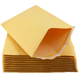 Kraft bubble mailers