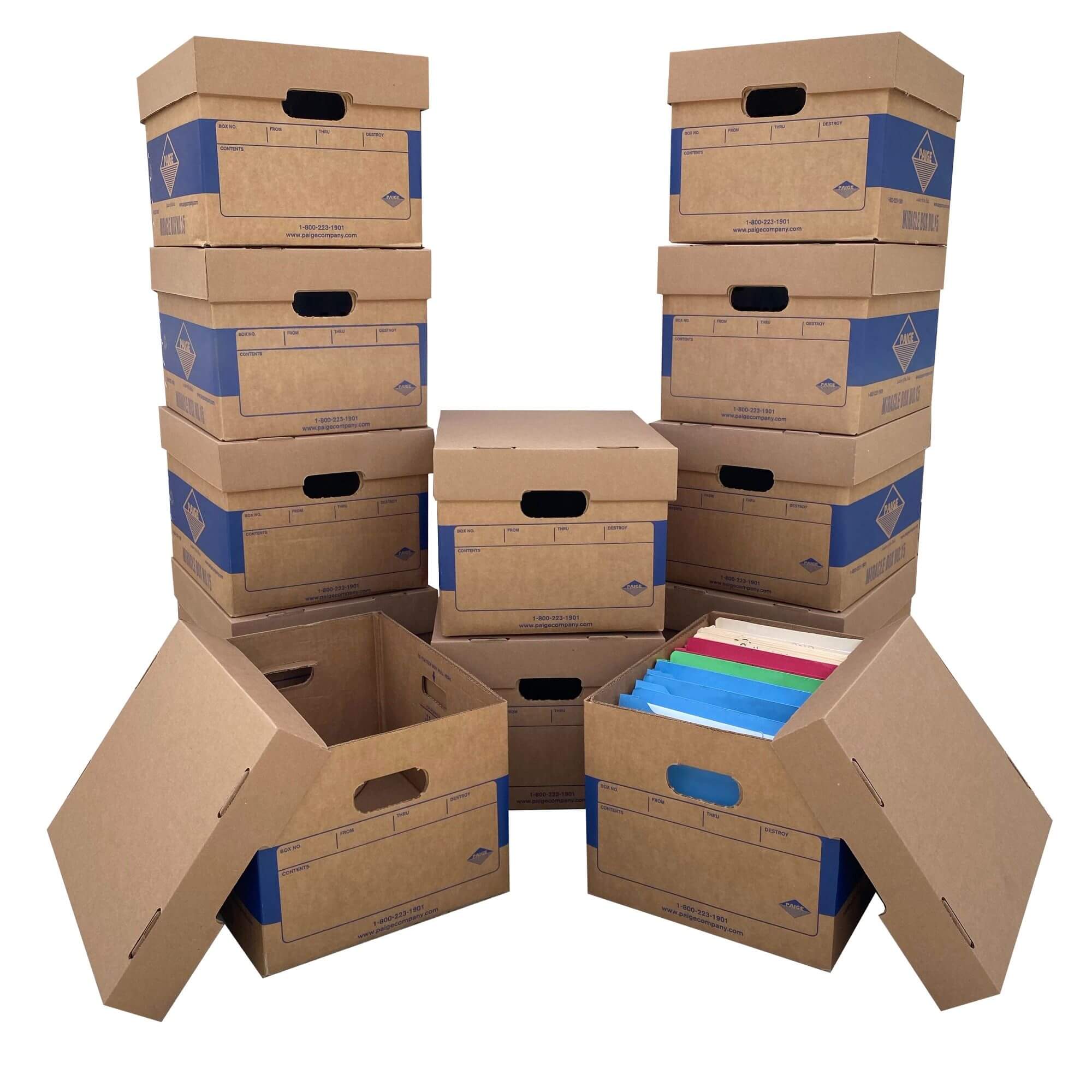 Organizing Your Office with Bulletin Boards and File Stack Boxes