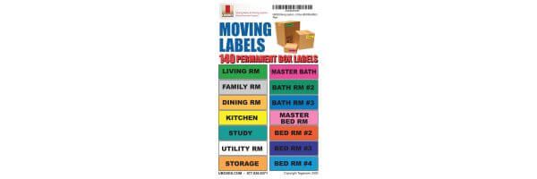 Organize Boxes With Moving Labels